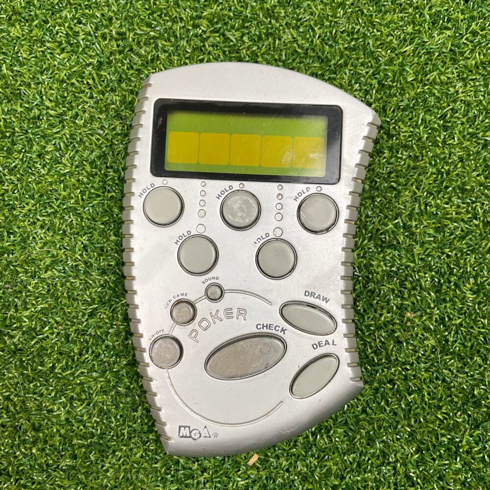 Vintage 2000 MGA Handheld Electronic Poker Game